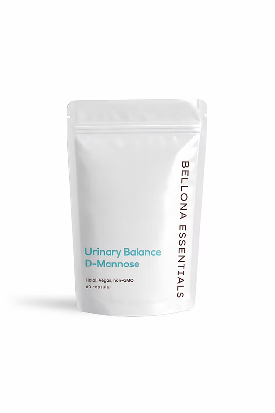 Bellona Essentials D-Mannose capsules close-up